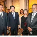 Οι κ.κ. Yin Hao Γ.Δ. Μουσείου Επιστ.& Τεχνολ. Πεκίνου, Zou Xhiaoli Πρέσβης Κίνας και το ζεύγος Φυρού